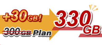 +10% 300GB Plan
