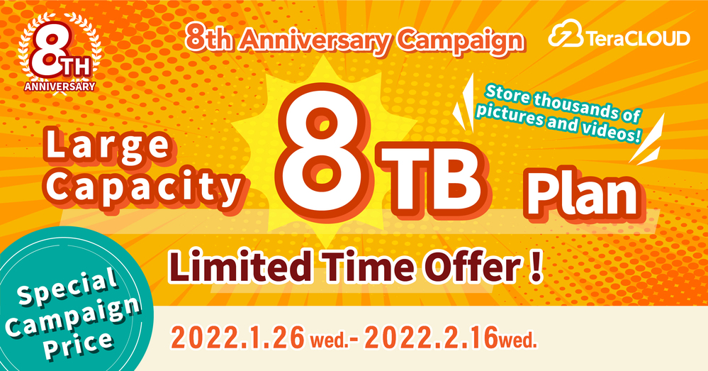 Special 8th Anniversary Sale