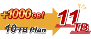 +10% 10TB Plan