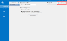 Click "Add Accounts"