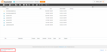 The downloading begins The downloading begins