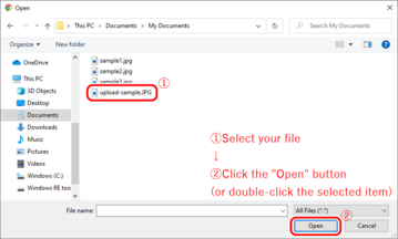 Select your file to upload Select your file to upload