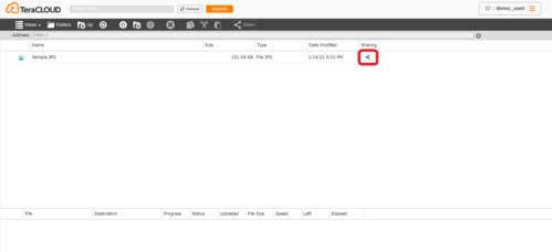 File listing