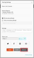 Tap "Unshare"