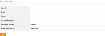 Click edit from account info. section