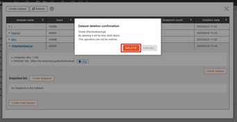 delete dateset003