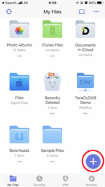 Select destination by Tapping the "+" icon Select destination by Tapping the "+" icon