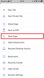 Select the desired format Select the desired format