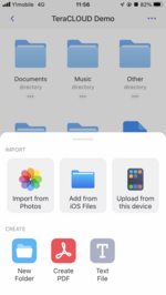 Select the upload source area Select the upload source area