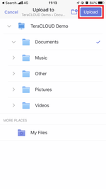 Press "Upload" Press "Upload"