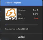 The files will be uploaded to the specified folder