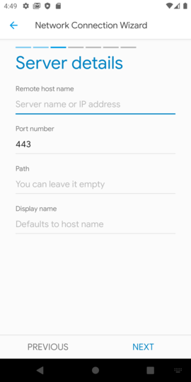 Enter the required information