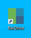 RaiDriveを起動